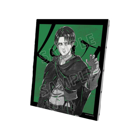 『進撃の巨人』リヴァイ Ani-Art BLACK LABEL キャンバスボード【202504再販】